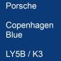 Preview: Porsche, Copenhagen Blue, LY5B / K3.